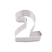 Kek Kurabiye Ve Pasta Kalıbı Metal 2 Sayı Büyük Boy Rakam 8.5 CM - 1