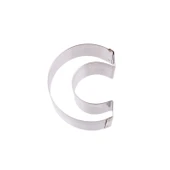 Kek Kurabiye Ve Pasta Kalıbı Metal C Harfİ Büyük Boy Alfabe 8.5 CM - 1