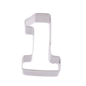 Kek Kurabiye Ve Pasta Kalıbı Metal 1 Sayı Büyük Boy Rakam 8.5 CM - 1