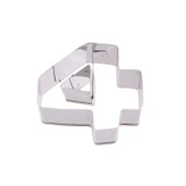 Kek Kurabiye Ve Pasta Kalıbı Metal 4 Sayı Büyük Boy Rakam 8.5 CM - 1