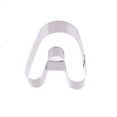 Kek Kurabiye Ve Pasta Kalıbı Metal A Harfİ Büyük Boy Alfabe 8.5 CM - 1