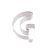 Kek Kurabiye Ve Pasta Kalıbı Metal G Harfİ Büyük Boy Alfabe 8.5 CM - 1