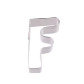 Kek Kurabiye Ve Pasta Kalıbı Metal F Harfİ Büyük Boy Alfabe 8.5 CM - 1