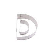 Kek Kurabiye Ve Pasta Kalıbı Metal D Harfİ Büyük Boy Alfabe 8.5 CM - 1