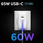 Spigen 65W USB-C 2 Port Yüksek Hızlı Şarj Aleti / Şarj Isısını Düşürür GaN Destekli Akım Korumalı Güç Adaptörü iPhone & Android & iPad & MacBook Type-C - ACH02693 - 3