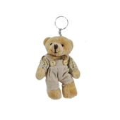 Kıyafetli Peluş Ayıcık Anahtarlık  Erkek Model - 1