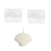 Poli Karbon Sert Plastik Shell Mum Kalıbı Küçük Boy 9,3X7,1 CM - 1