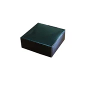 Komple Karton Kutu Düz Renk 6X6X2.5 CM (25 Adet)  Siyah - 1