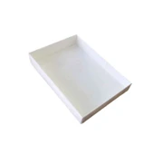 Asetat Kapaklı Karton Yasin Ve Tespih Kutusu 10.5X14.5X2(25 Adet)  Beyaz - 1