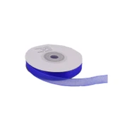 Organze Kurdele 10 MM (22 Metre)  Saks Mavi - 1