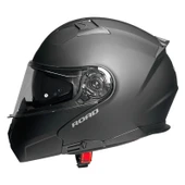 Pilot Road SV Mat Siyah Çene Açılır Motosiklet Kaskı thumbnail 2