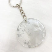 Epoksi Silikon Kalıp Çoklu Yuvarlak Delikli Anahtarlık Kolye Küpe Kalıbı 3.5 CM 49 Lu - 4