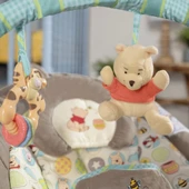 Bright Starts Winnie the Pooh Dots & Hunny Pots Sallanan Bebek Titreşimli Bebek Koltuğu, Müzik ve 3 Farklı Oyun Arkadaşl - 4