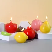 Silikon Mum 3D Nar Model Sabun Beton Ve Taş Tozu Kalıbı - 2