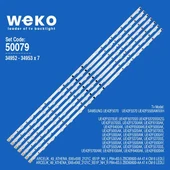 Samsung UE42F5000 42'' İnç Birleştirilmiş Led Kodu 7 Adet Tv Led Bar ( Tvnizin içindeki led barla aynısı olduğunu görmeden almayınız. Led bar ürünlerinde paket açıldığında iade kabul edilmemektedir. ) thumbnail 1