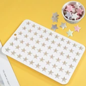 Silikon Kek Kalıp Sugarcraft Minik Yıldız Figürleri Kalıbı Şeker Hamuru Jelibon Kalıbı - 5