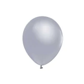 Metalik  Balon 12 İnç Baskısız (100 Adet)  Gümüş - 1