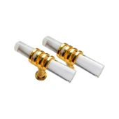 Epoksi Tepsi Kulpu Cam Kulp T Model (2 Adet)  Gold - 3
