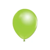 Metalik  Balon 12 İnç Baskısız (100 Adet)  Yeşil - 1