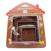 Kek Kurabiye Ve Pasta Kalıbı Metal Kare 3 Lü Set 021 - 2