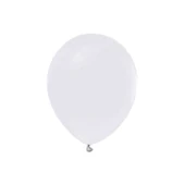 Metalik  Balon 12 İnç Baskısız (100 Adet)  Beyaz - 1