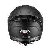 Pilot Flex SV Mat Siyah Kapalı Motosiklet Kaskı thumbnail 4
