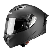 Pilot Flex SV Mat Siyah Kapalı Motosiklet Kaskı thumbnail 1