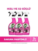 Cif Ultra Sprey Sakura Parfümlüi Kir Ve Yağ Sökücü 750 Ml x 3 Adet thumbnail 1