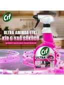 Cif Ultra Sprey Sakura Parfümlüi Kir Ve Yağ Sökücü 750 Ml x 2 Adet thumbnail 2