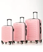 YEFA PP Polipropilen Kırılmaz Kabin & Orta & Büyük Boy 3'lü Valiz Seti thumbnail 1