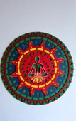 Ev Dekoru Lotus Mandala Çakra Temalı Ahşap Duvar Dekoru - 5
