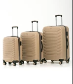 YEFA PP Polipropilen Kırılmaz Kabin & Orta & Büyük Boy 3'lü Valiz Seti thumbnail 1