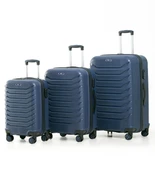 YEFA PP Polipropilen Kırılmaz Kabin & Orta & Büyük Boy 3'lü Valiz Seti thumbnail 1