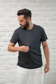 Paul Martin Slimfit Fit Bisiklet Yaka Rayon Kumaş Full Likralı T-shirt thumbnail 3