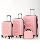 YEFA PP Polipropilen Kırılmaz Kabin & Orta & Büyük ve Makyaj Boy 4'lü Valiz Seti thumbnail 1