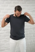 Paul Martin Slimfit Fit Bisiklet Yaka Rayon Kumaş Full Likralı T-shirt thumbnail 4