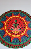 Ev Dekoru Lotus Mandala Çakra Temalı Ahşap Duvar Dekoru - 3
