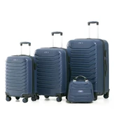 YEFA PP Polipropilen Kırılmaz Kabin & Orta & Büyük ve Makyaj Boy 4'lü Valiz Seti thumbnail 1