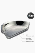 3ply Powersteel 316 Çelik Indüksiyon Tabanlı Konik 8 Parça Petekli Çelik Tencere Seti - 3