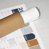 2026 Yıllık Planlayıcı Duvar Takvimi | Antrasit Gri Camel Bej Gri Renkler Aylık Planlayıcı thumbnail 5