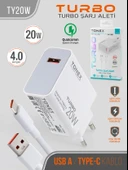 Tonex 20W TYP-C Turbo Şarj Aleti - 1