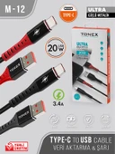 20W TYP-C Ultra Güçlü Metalik USB Kablo - 1