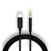 Concord JH-023 Lightning Aux Çevirici 3.5mm Aux Çevirici Kablo OTG 1 Metre Siyah - 1