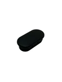 Oval Demir Profil İç Tapa Geçme Plastik Ayak Geçme Koruma Plastiği(40MM x 20MM)(SİYAH) Siyah 40mm x 20mm SİYAH - 8 ADET - 2