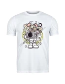 Astronot Fare Karikatür Dijital T-Shirt Tasarımı - 6