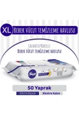 Sleepy XL Lavanta Kokulu Bebek Vücut Temizleme Mendili 50 Yaprak thumbnail 1