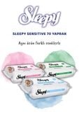 Sleepy Sensitive 70'li Islak Bebek Havlusu thumbnail 1