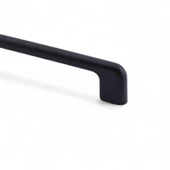 Ilıca Mat Siyah Metal Kulp 160 mm - 16 cm Mobilya Çekmece Mutfak Dolabı Dolap Kulpları Kulbu Kulpu thumbnail 3