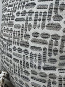 NİVEMESHOME KIRLENT KILIFI 45X45 LİSA 04 GRİ - 7