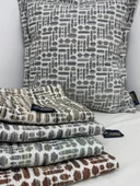 NİVEMESHOME KIRLENT KILIFI 45X45 LİSA 04 GRİ - 1